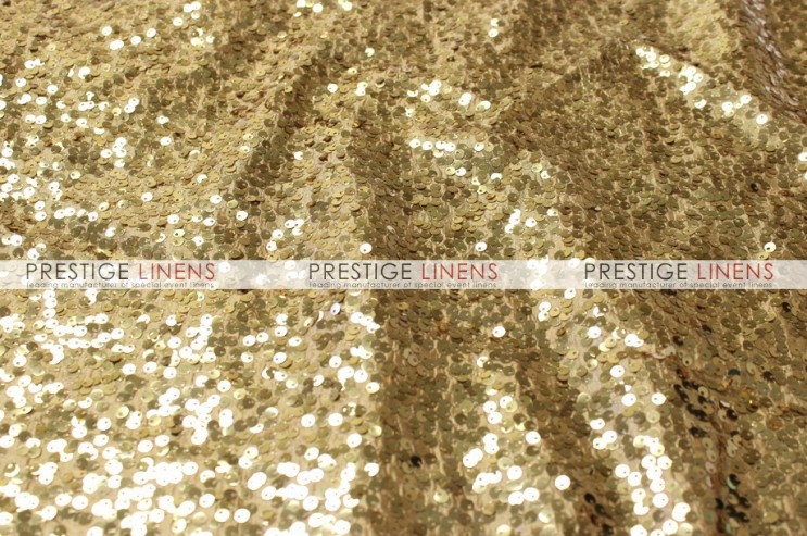 Taffeta Sequins Embroidery Table Runner - Gold