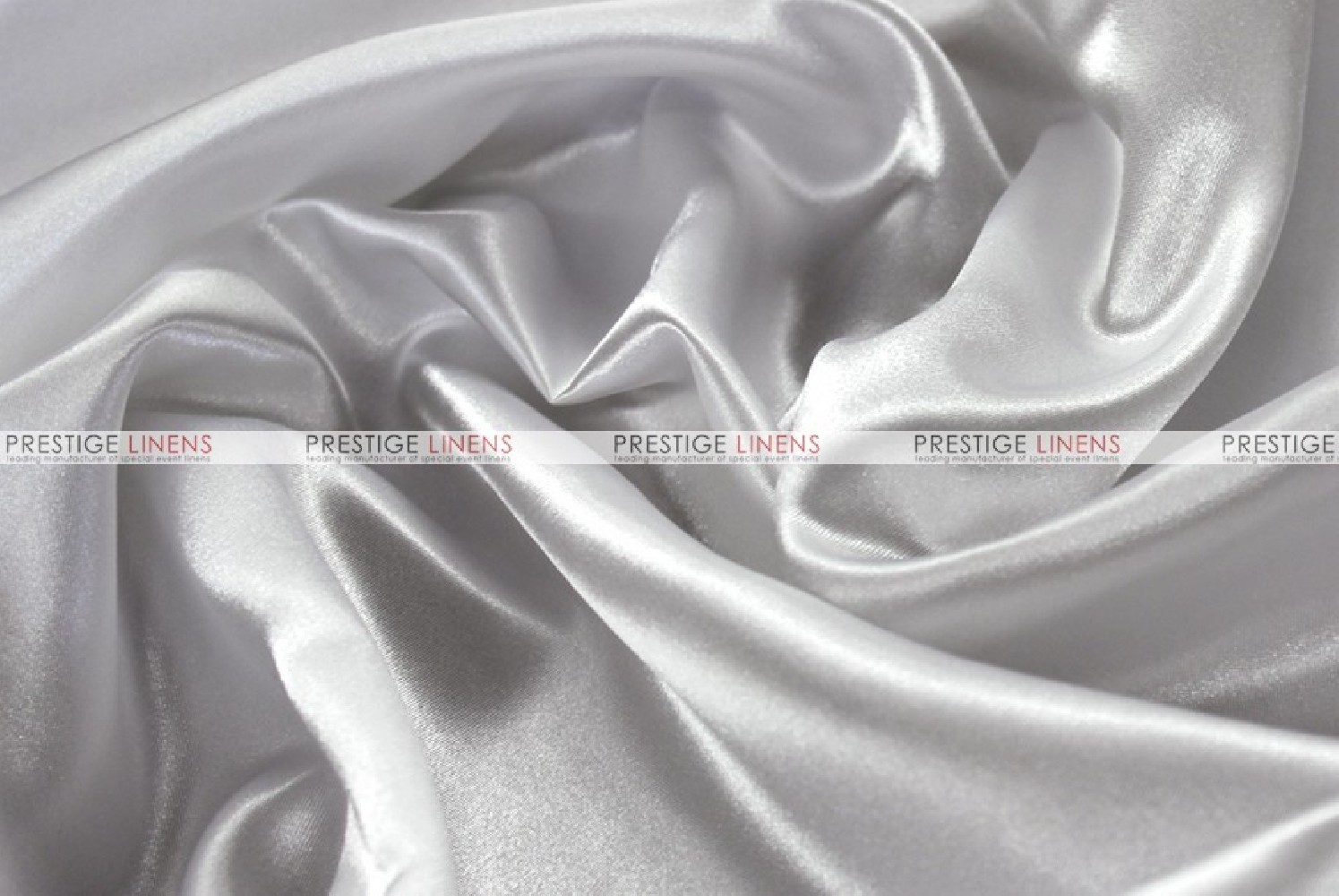 Dark Silver Satin Fabric, Silky Satin Fabric Silver , Bridal Satin