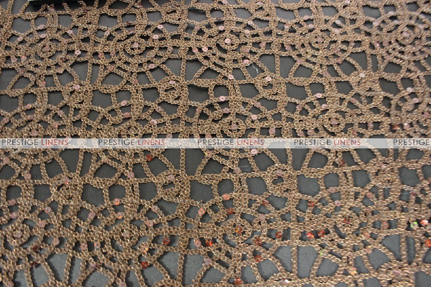 brown lace fabric