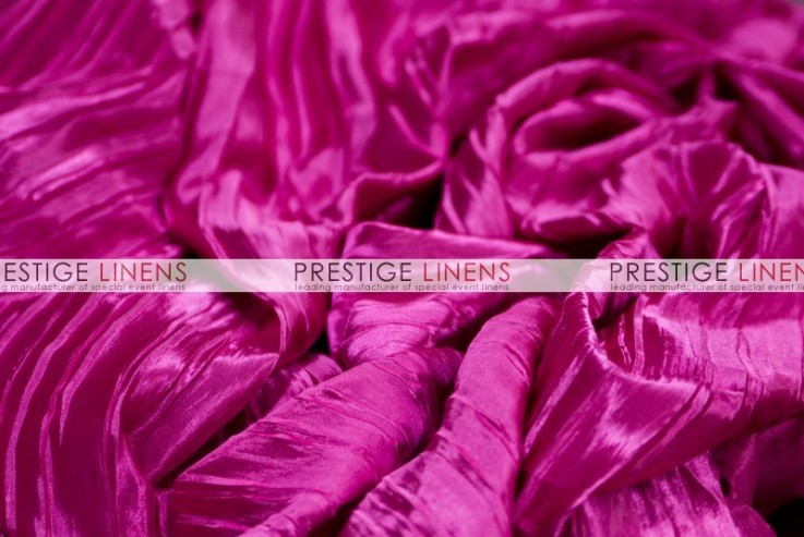 Italian Crush Satin Draping - Fuchsia