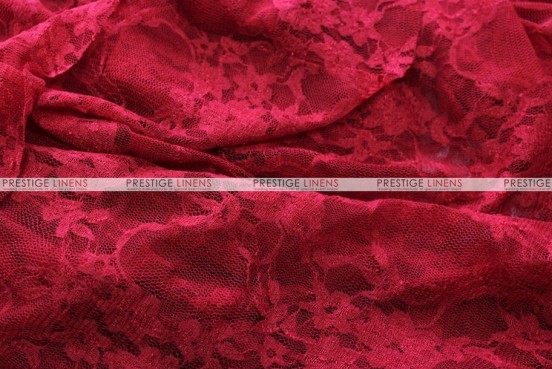 Embroidered Stretch Lace Apparel Fabric Sheer Floral Hot Pink TT102 