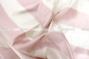 Striped Print Lamour Table Linen-3.5 Inch-Blush/Ivory