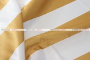 Striped Print Lamour Aisle Runner - 3.5 Inch - Gold