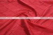 Pintuck Taffeta Pillow Cover - Red