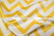 Chevron Print Lamour Table Linen - Yellow