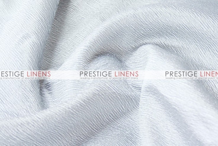 Luxury Textured Satin Table Linen - White