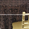 Chemical Lace Table Runner - Brown