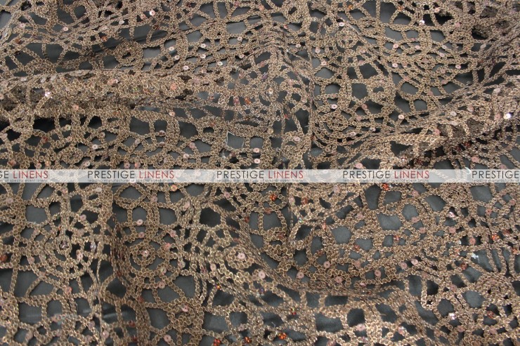 Chemical Lace Table Runner - Brown